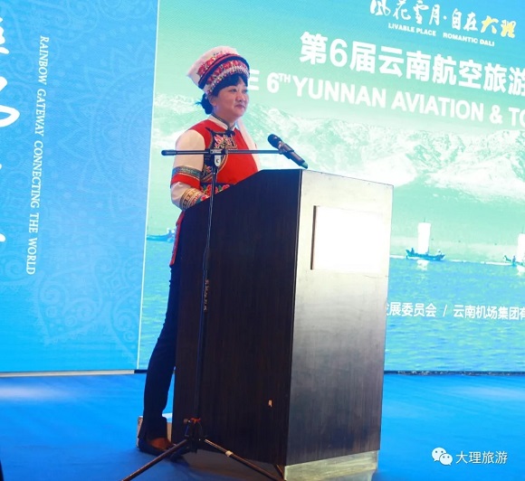 云南机场集团副总裁、昆明机场党委书记李盈霖主持会议