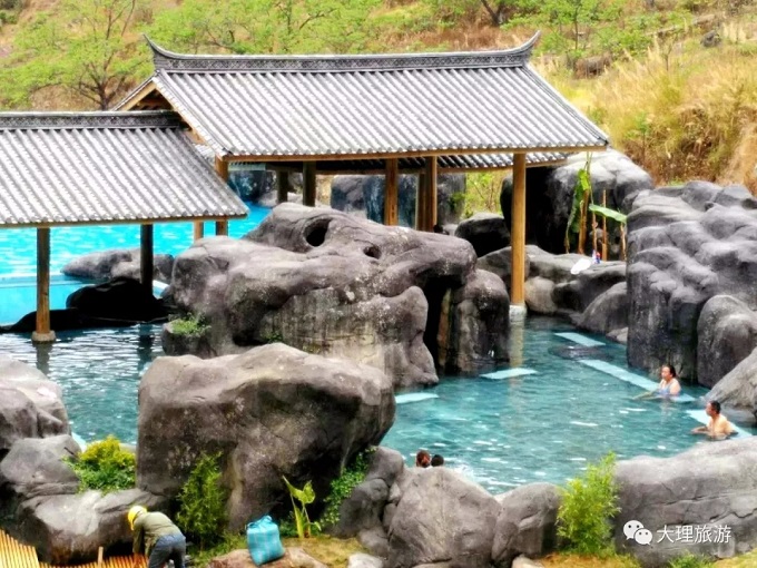 石门关温泉风光